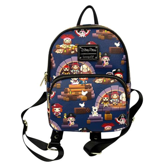 Loungefly Chibi Pirates Mini Backpack - Picture 1 of 9